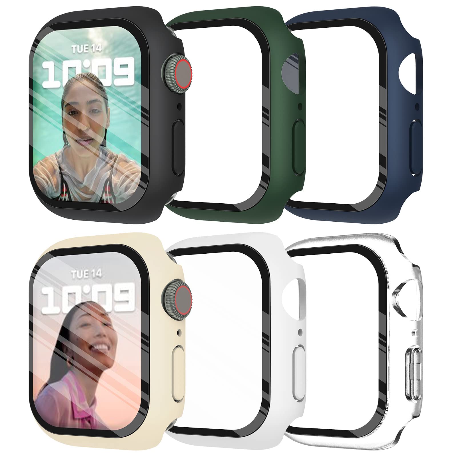 Apple Smartwatch Accessories - Gehärtetes Glas + Abdeckung für Apple