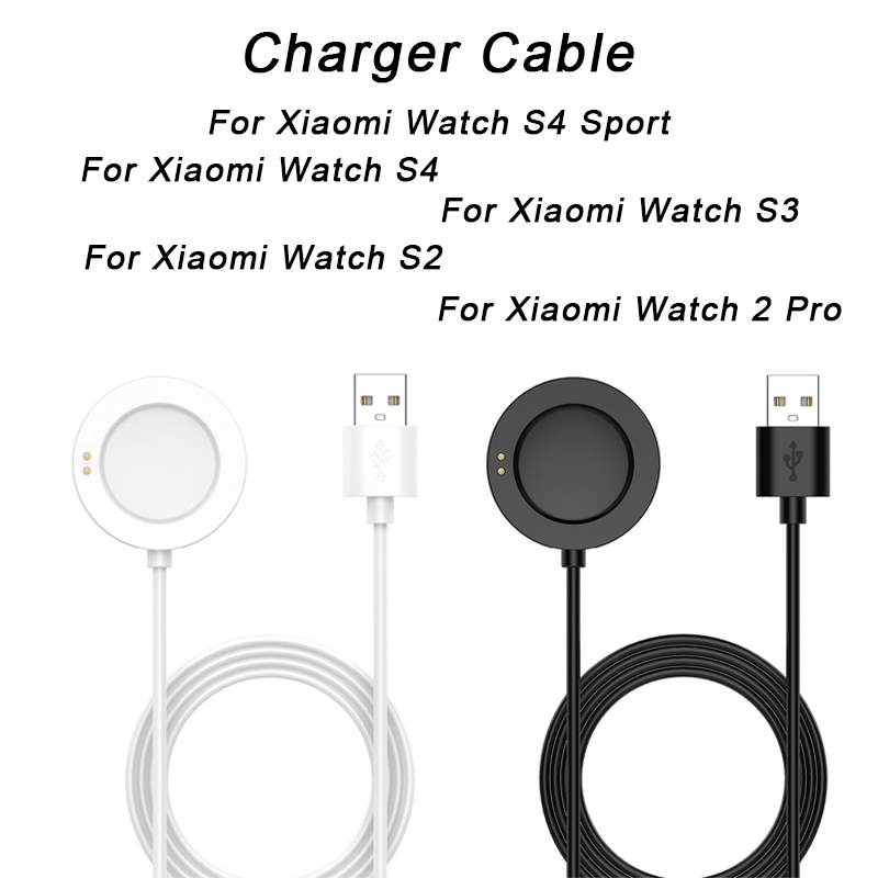 Xiaomi Smartwatch S4 Accessories - Magnetisches Ladegerät 100cm USB-Kabel Kompatibel mit