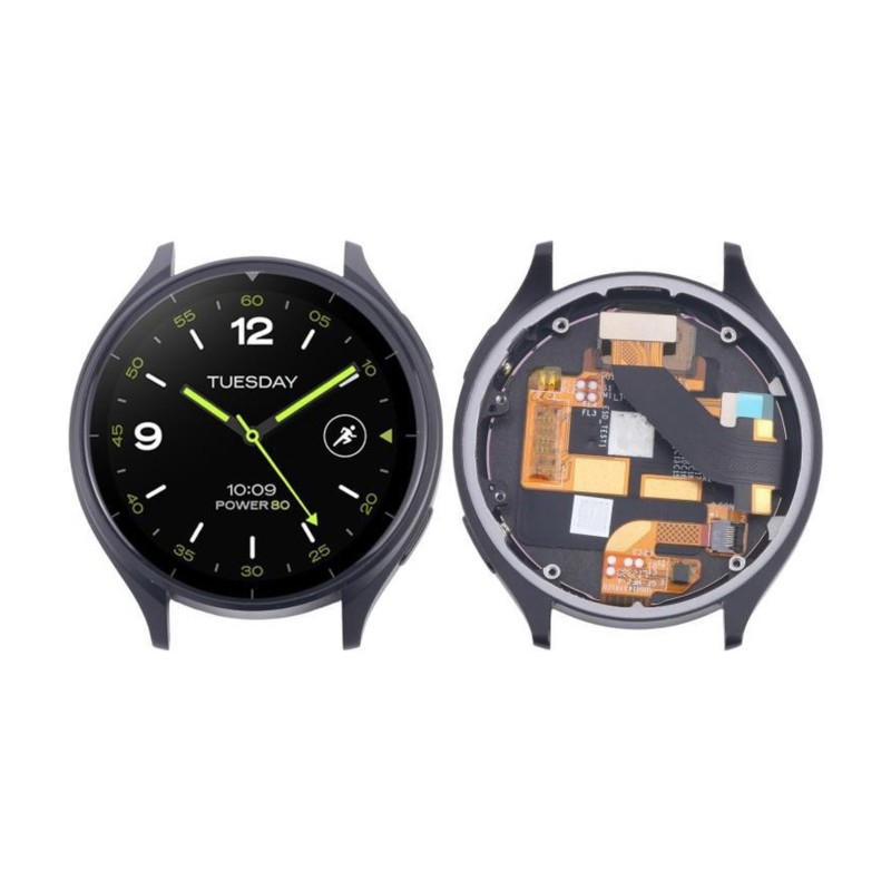 Smartwatch Touch - BTLIFE-Touchscreen-Baugruppe LCD mit Rahmen Schwarz Ersatz
