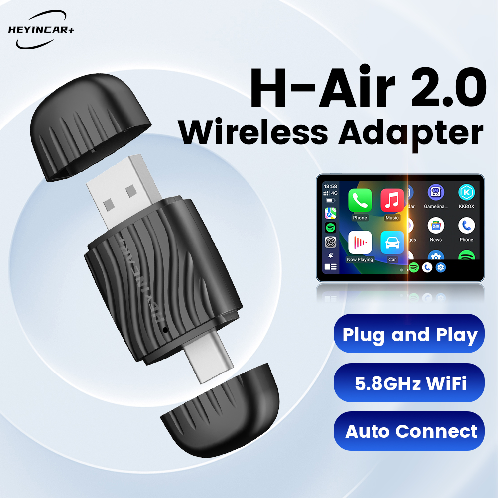 Smartwatch Universal - HEYINCAR 2-in-1 Schnittstelle Kabelloser CarPlay/Android Auto