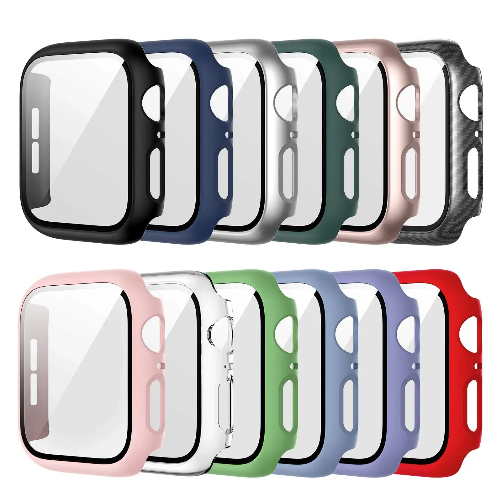 Apple Smartwatch Accessories - Gehärtetes Glas + Abdeckung für Apple