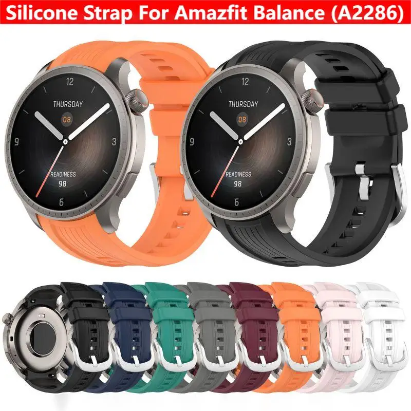 Silicone Band Replacement - Silikonarmband für Amazfit Balance A2286 Smartwatch