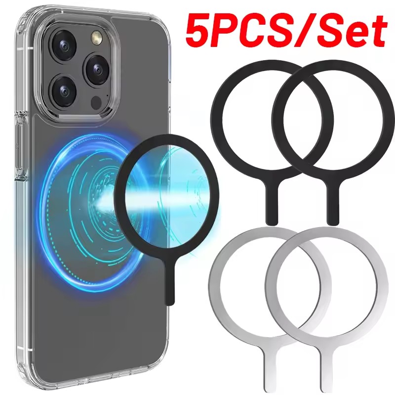 Magnetic Charging Stand - 5-1 Stück Aufkleber-Ring für MagSafe Kabelloses