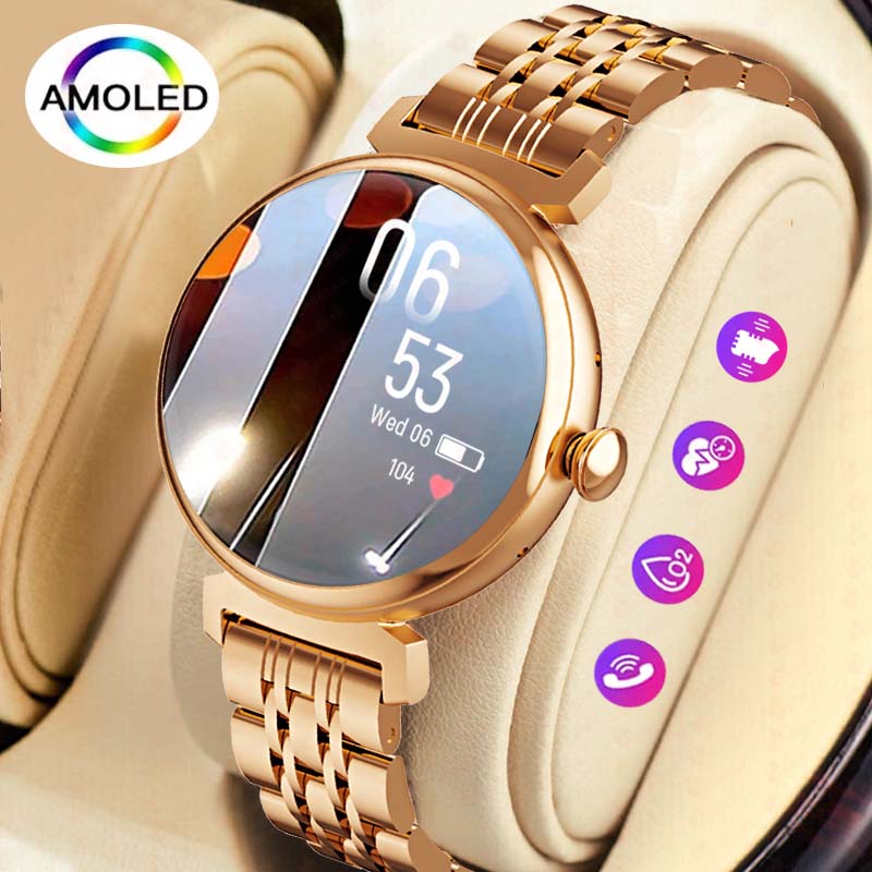 Smartwatch Faces - 1,04 Zoll AMOLED-Bildschirm Mode Damen Smart
