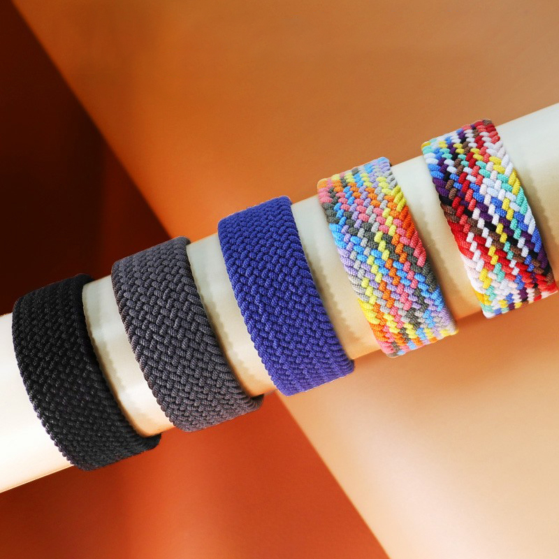 Titan Smartwatch Accessories - 22 mm Uhrenarmbänder Nylon geflochtenes Schlaufenarmband