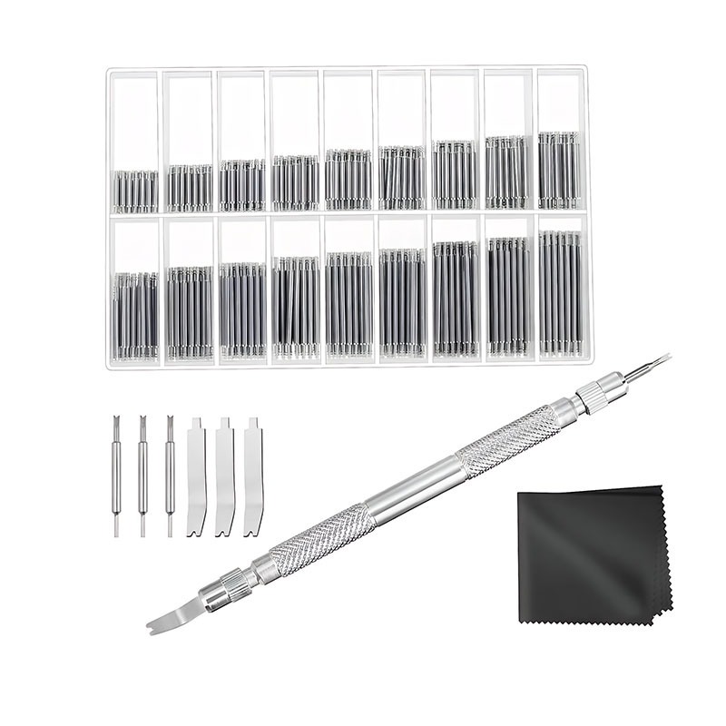 Tool Kit Strap Change - Universelles 368-teiliges Uhrenreparatur-Werkzeugset, Präzisions-Demontage, Armbandersatz, Gehäuseöffnung