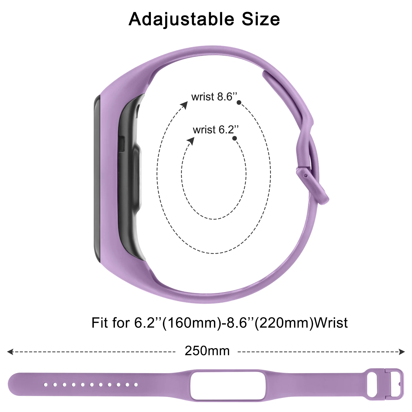 Weiches Silikonarmband für Sam – Silicone Band Replacement Bewertung und Preis