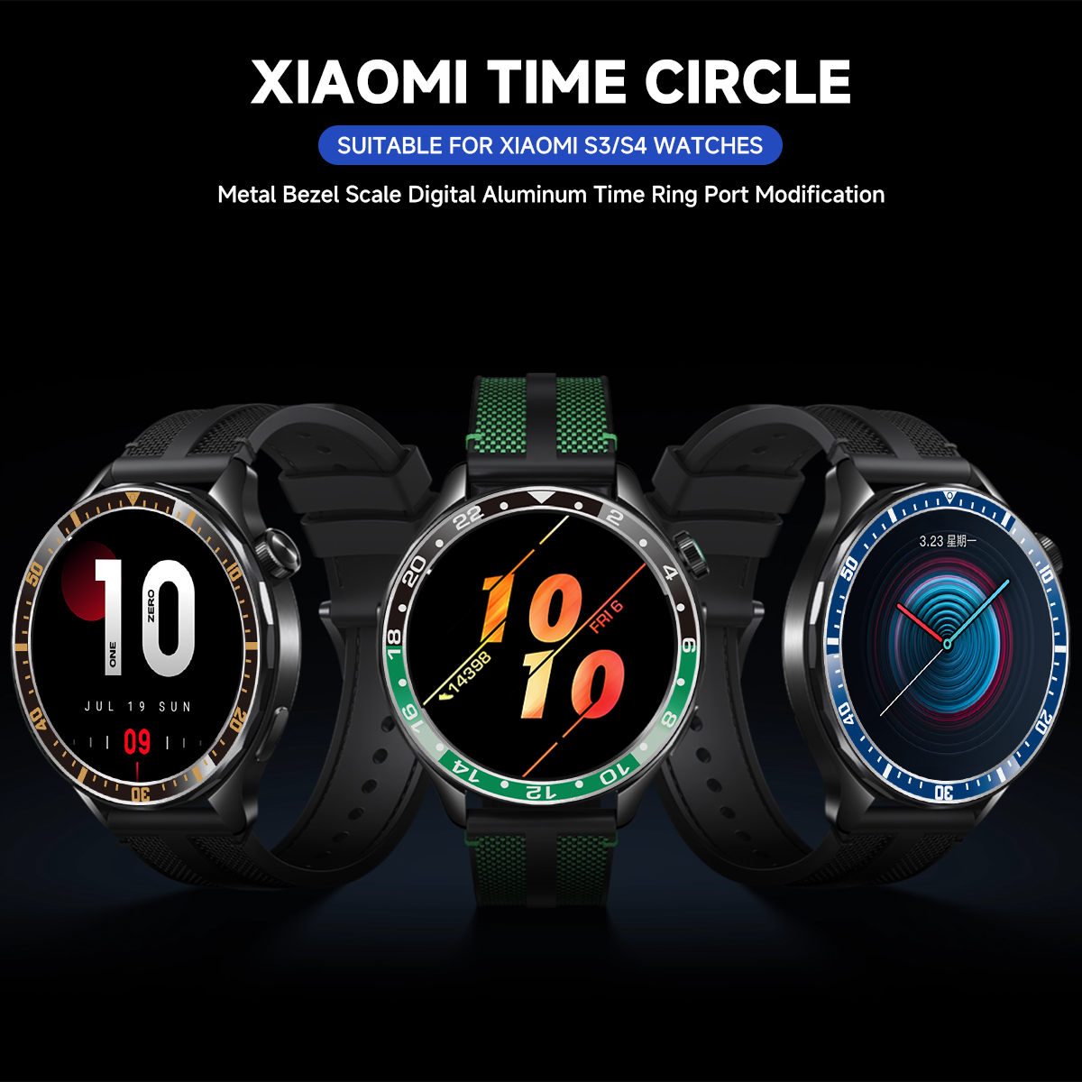 Stahl-Lünettenringe für Xiaomi – Xiaomi Smartwatch S4 Accessories Bewertung und Preis