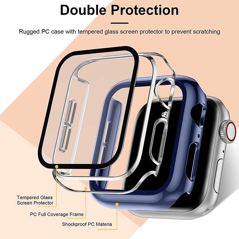 Gehärtetes Glas + Abdeckung fü – Apple Smartwatch Accessories Bewertung und Preis