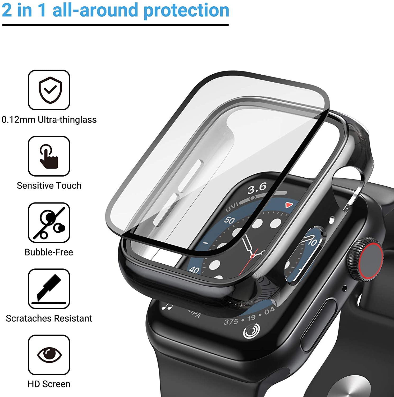 Glas + Abdeckung für Apple Wat – Apple Smartwatch Accessories Bewertung und Preis
