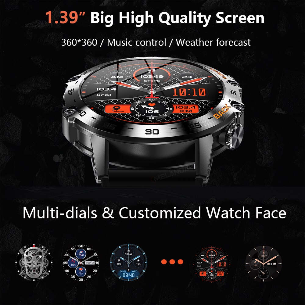 MEVADEN Steel 1,39 Zoll Herren – Smartwatch Faces Bewertung und Preis