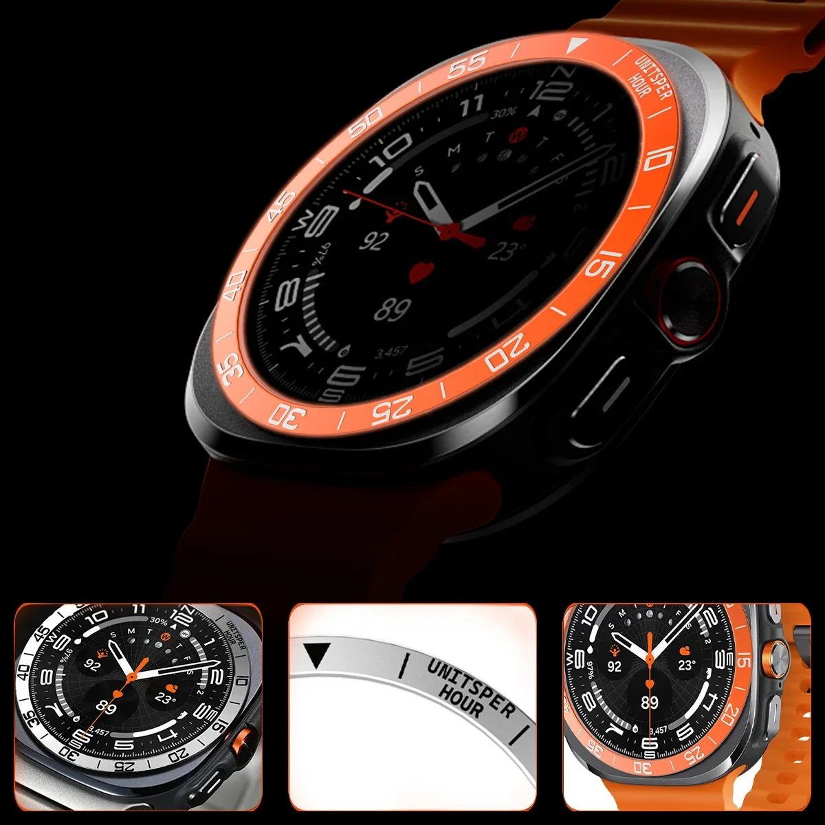 Metallabdeckung Lünette Ringge – Android Smartwatch Accessories Bewertung und Preis