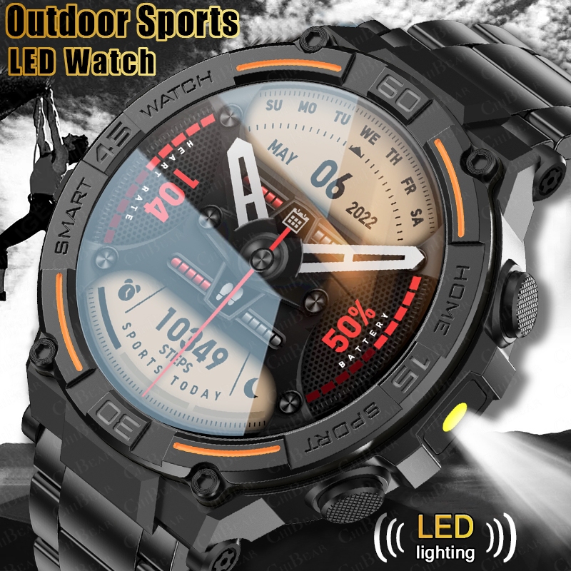 Outdoor Militär Robuste Smartw – Smartwatch Faces Bewertung und Preis