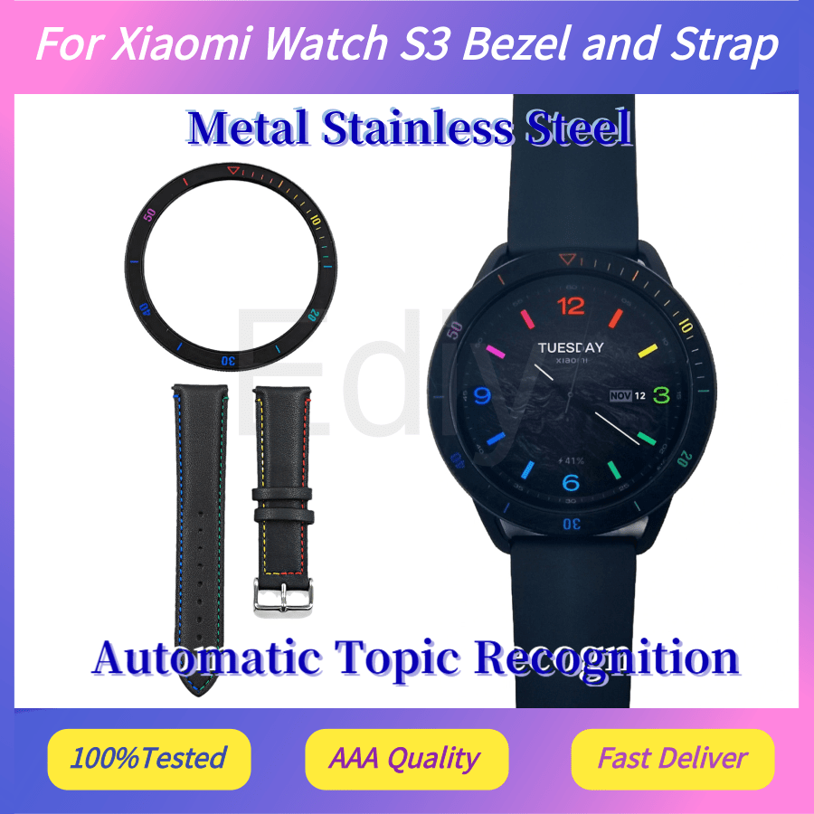 Für Xiaomi Watch S3 Lünette un – Xiaomi Smartwatch S3 Accessories Bewertung und Preis