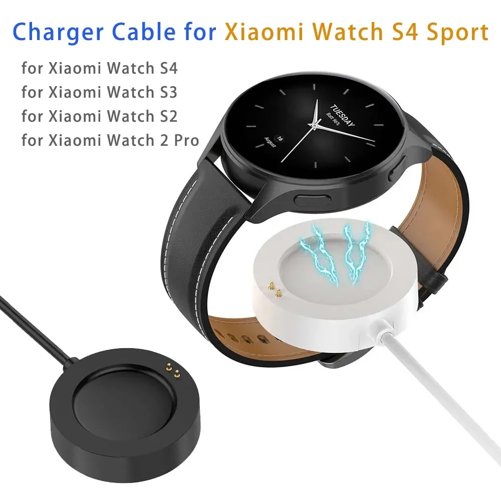 Weißes Smartwatch-Ladekabel –  – Android Smartwatch Accessories Bewertung und Preis