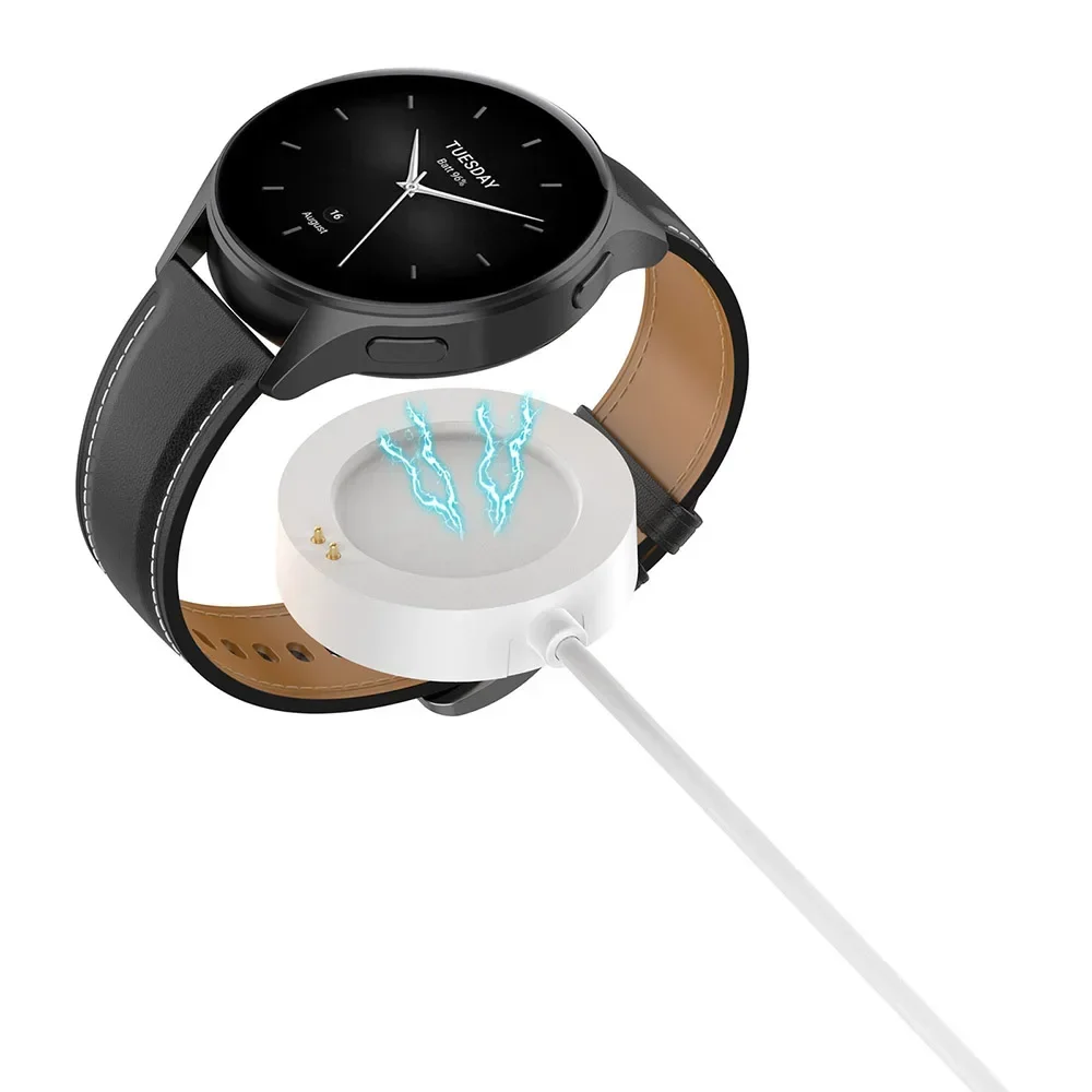 Weißes Smartwatch-Ladekabel –  – Android Smartwatch Accessories Bewertung und Preis