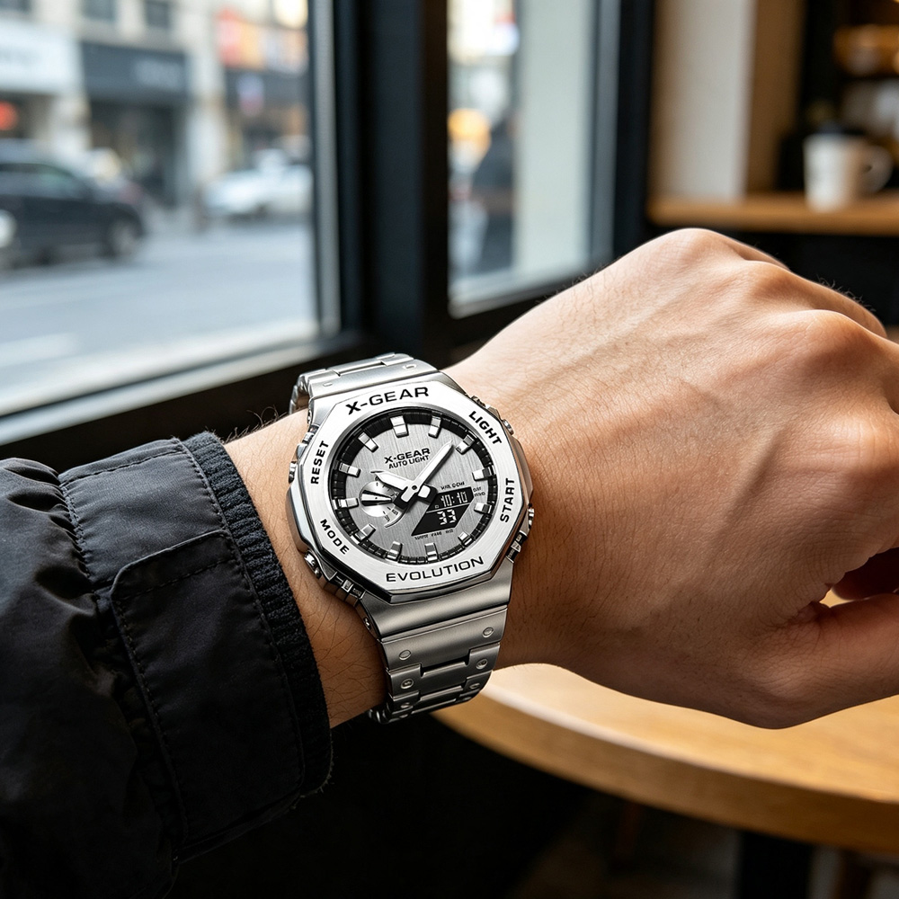 X-GEAR Dual-Display Digitale S – Smartwatch Touch Bewertung und Preis