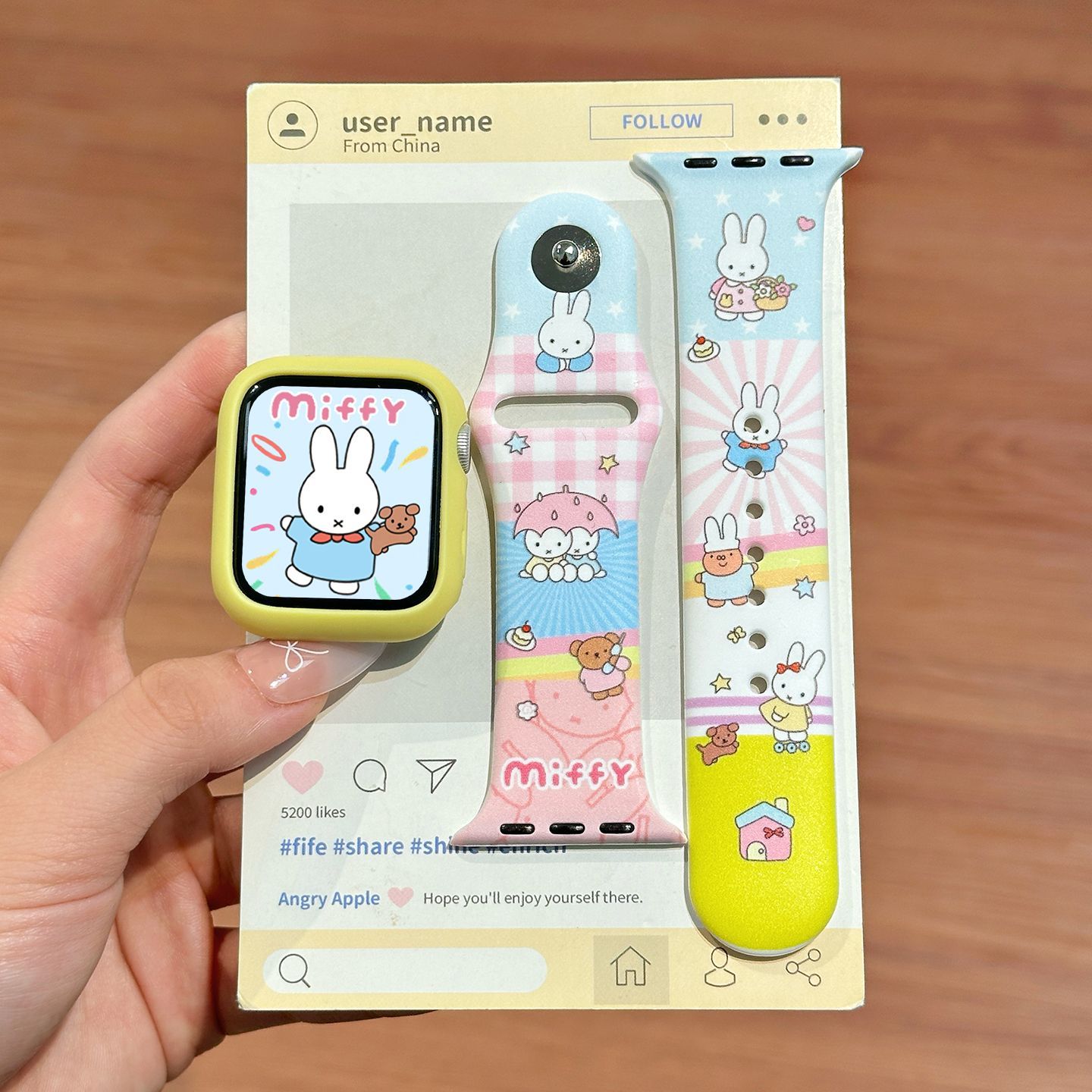 Dopamine Color Miffy Silikon-U – Silicone Band Replacement Bewertung und Preis
