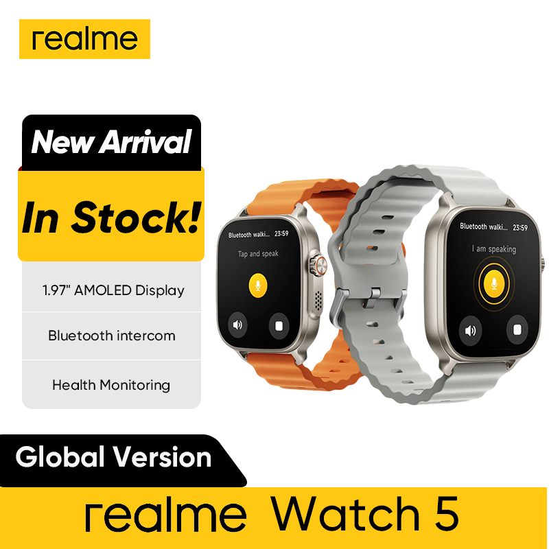 Globale Version Realme Watch 5 – Smartwatch Faces Bewertung und Preis